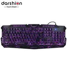 Russian font b keyboard b font Backlight LED Pro Gaming font b Keyboard b font switching