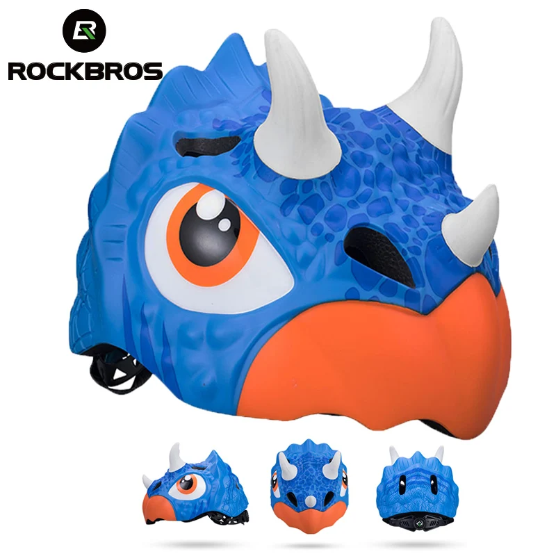

ROCKBROS Cycling Helmets Cartoon Mtb Road Bike Helmet Safety Kids Boys Grils Bicycle Helmets Child Riding Head Protect Helmet