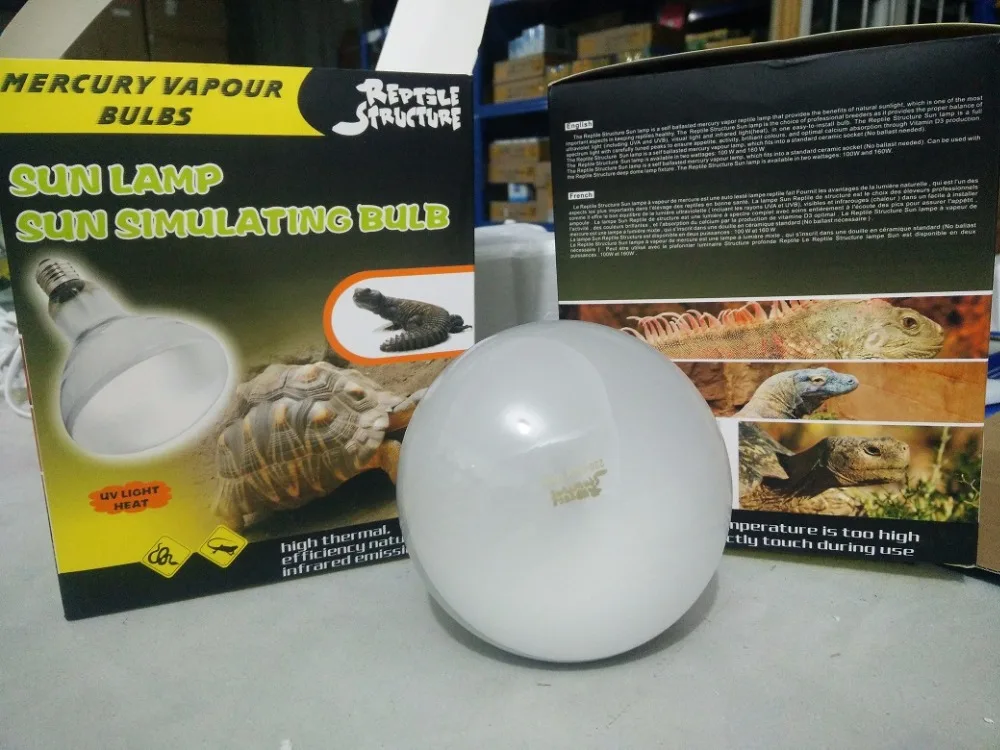 reptile uv bulb Solar Glow High Intensity Uv/Mercury Vapor Lamp High