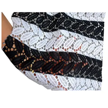 

2016 Elegant African Cord Lace Guipure Fabric Water Soluble Printing Embroidery Nigeria Wedding Dress Lace Fabric 040404B