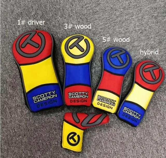 2018 NEWEST Custom Design GOLF HEAD COVER SWoods1# #3 #5 AND Putter Clubs Headcovers 4 PCS/LOT FREE SHIPPING 2018 NEWEST Custom Design GOLF HEAD COVER SWoods1# #3 #5 AND Putter Clubs Headcovers 4 PCS/LOT FREE SHIPPING