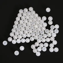 Boules en plastique massif en polypropylène (PP), 7mm, 10000 pièces, sphère pour vannes à bille et roulements