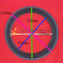 2 шт 10 дюймов 1" 4 линия низкочастотный динамик с басами громкоговоритель ткань объемного ремонта ткань