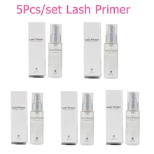 5pcs set 50ml bottle Eyelash Extension Lash Primer Individual Eyelashes Primer Cleanser Lash Application Extension Pre