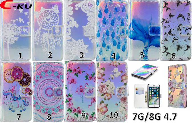 Чехол-бумажник из кожи с лазерным рельефом для Iphone X XS MAX XR 8 7 PLUS 6 6S SE 5 5S чехол