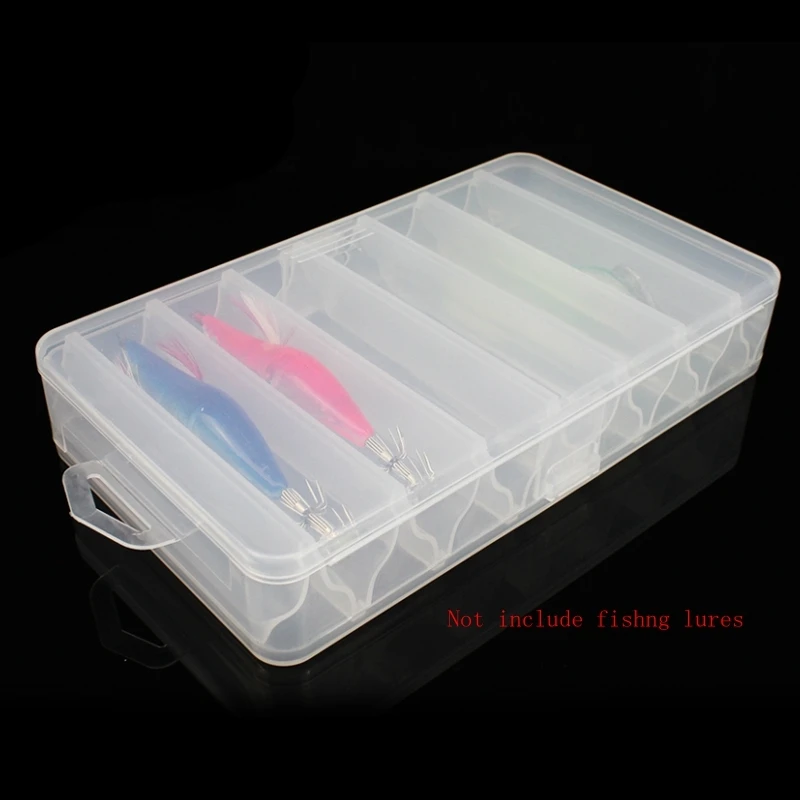 Double Side 14 Compartments Fishing Lure Box for Shrimp Bait Metal Spoon Lures Storage Multi-function Fishing Tackle Box hot