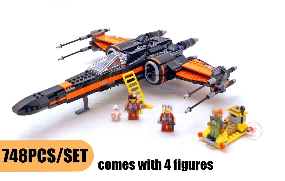

New Starwars The First Order X Wing Fighter Space Fit Legoings Star Wars Figures Plane Model Building Blocks Bricks Toy Boy