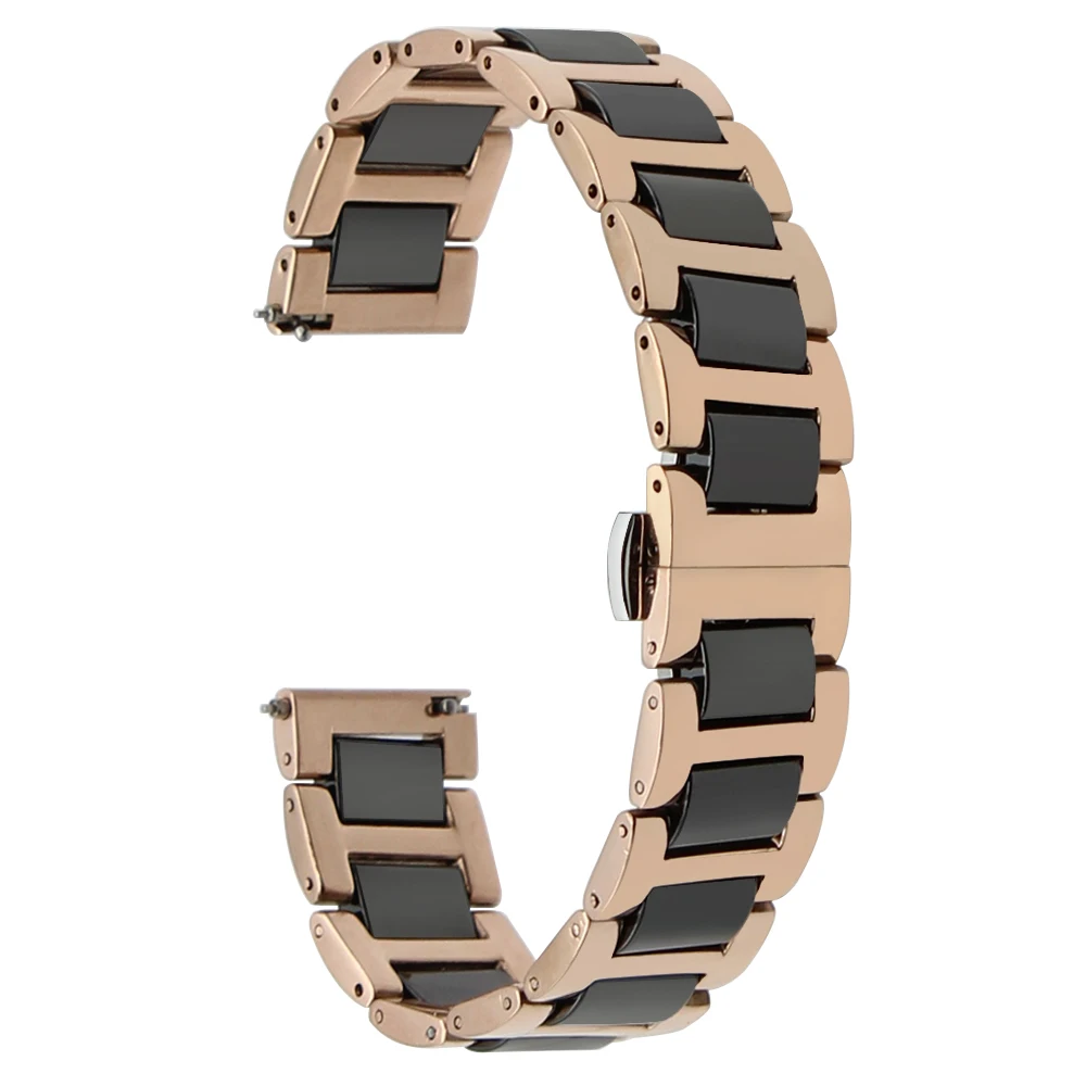Ремешок из керамики и нержавеющей стали для часов Tissot 1853 T035 PRC 200 T055 T097