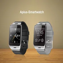 2016 neue gv18 smartwatch für iphone und android-handy 1 stücke schwarz weiß bluetooth uhr mit kamera