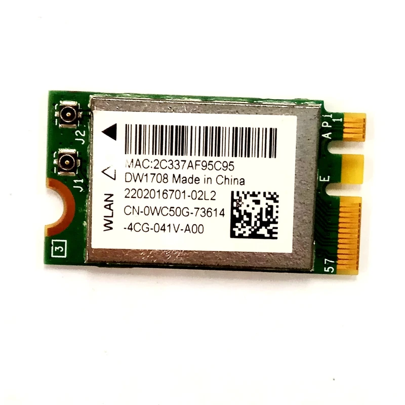 Новая карта BCM943142Y WIFI + для Bluetooth-совместимая с 4 0 NGFF DELL Inspiron 14-5000 5455 XPS11 13 14 15 17 DW1708 |