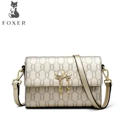 FOXER бренд сумка женский 2018 новая волна корейской версии диких Посланник кожаная сумка моды осень и зима сумка
