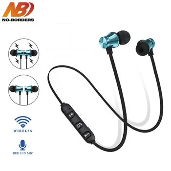 

NO-BORDERS XT11 TWS Bluetooth Earphones Metal Magnetic Stereo Wireless Earpieces Sport Music In-ear Sweatproof Headset with Mic