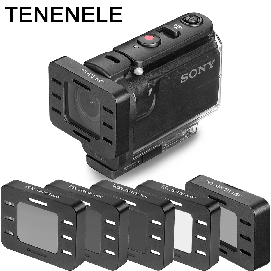 

Action Camera Filters For Sony HDR AS300 AS50 Underwater Housing Case For MPK UWH1 ND 4 8 16 Polarizing UV Filter Accessories