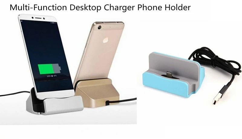 Многофункциональное Зарядное устройство USB, держатель для телефона, зарядная док-станция, поддержка всех смартфонов Android, держатель для samsung Galaxy S6, S6, htc