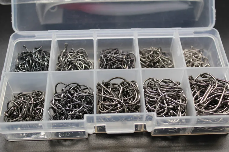 

Ise, a fishing hook boxed tube pieces with 500 ring / barbed hook fishing halleluyah fishing set