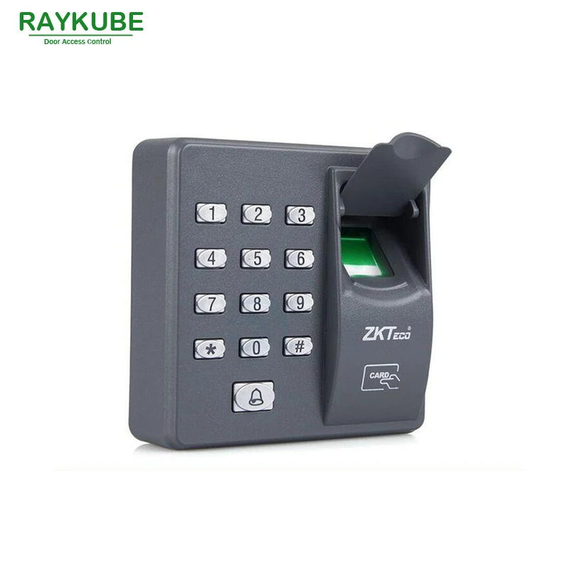 RAYKUBE Biometric Fingerprint Access Control Machine Digital Electric RFID Reader Password Keypad 3 In 1 R-FX6
