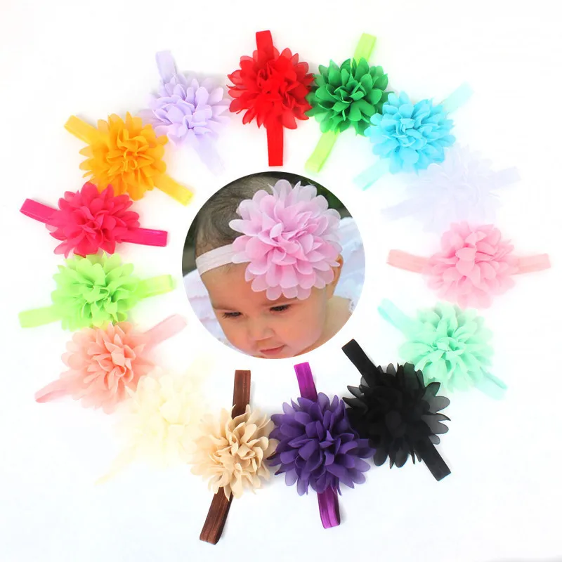 

1 Pcs Candy Color Headwrap Baby Headbands Headwear Girls Hair Hairband Bronzing Hollow Flower Head Band Infant Newborn