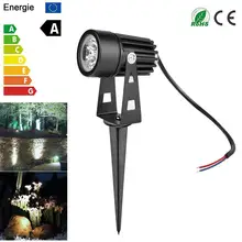 220 В/110 В/12 В IP65 COB садовый светильник для лужайки, уличный светодиодный светильник с шипами, уличный светильник ing 3 Вт, дорожка, пейзаж, водонепроницаемые точечные лампы