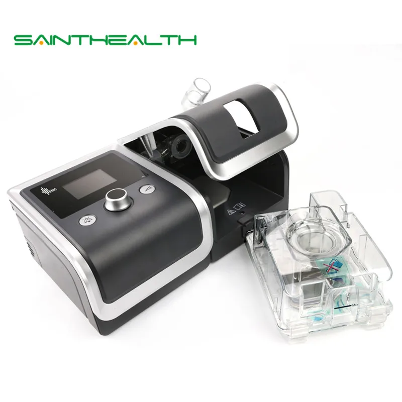 Koop GII CPAP Machine Draagbare Rustige Respirator Voor Slaap Snurken Apneu Met Nasale Gezichtsmasker Luchtbevochtiger Filter Plastic Slang Tas