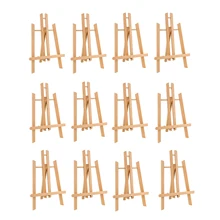 CONDA 11 дюймов Мини Деревянный Дисплей мольберт 12 Упаковка деревянные мольберты художественная Живопись карты Стенд Дисплей Держатель ремесло маленькая акриловая масляная проект