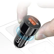 Автомобильное зарядное устройство для телефона USB 3,0 Быстрая зарядка для сотового телефона автомобильное зарядное устройство адаптер для путешествий сигара автомобильное зарядное устройство
