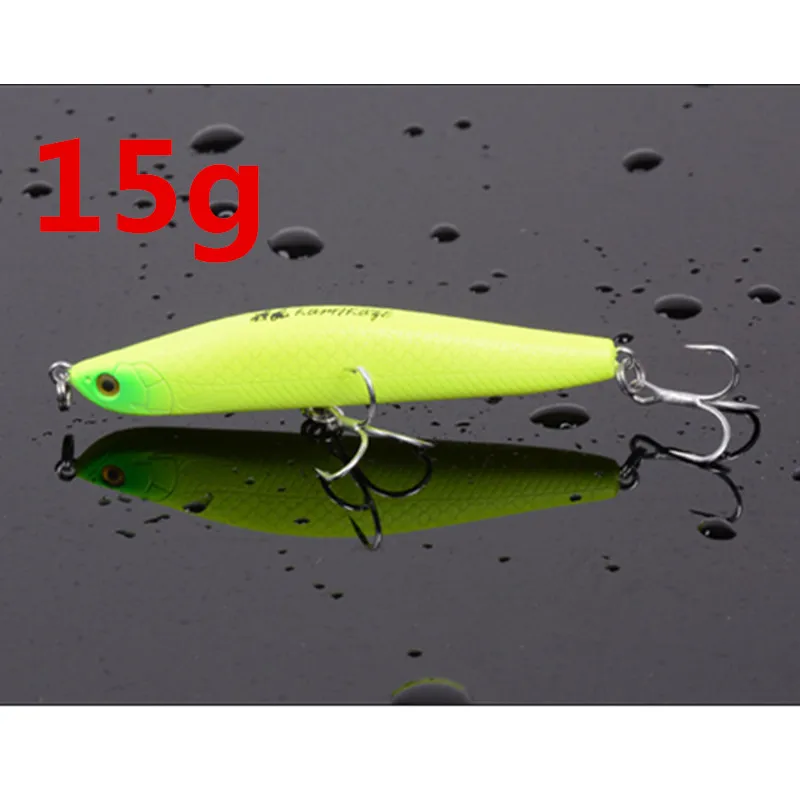 BaMMax Fishing lure 15g/25g 82mm/105mm minnow Sink Hard Bait Artificial Crankbait with Treble Hook Swimbait Fishing tackle pesca