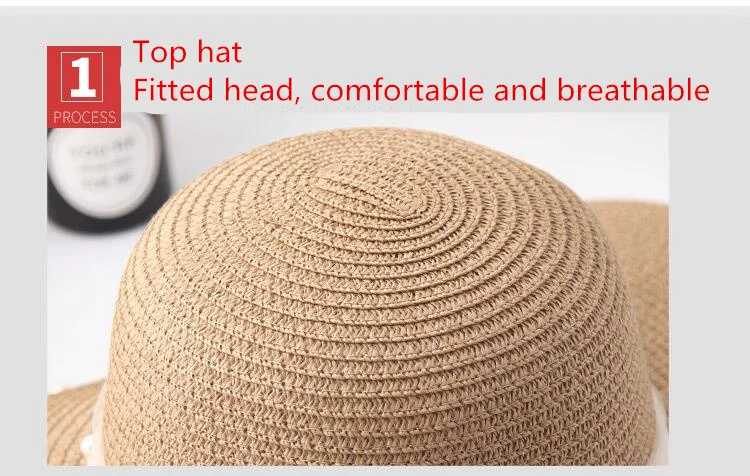 Seioum new flower woman sun hats foldable wide wave brim hand made straw hat female casual shade woman summer beach cap anti-uv