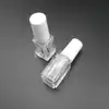 1PC X 5ml Empty Nail Polish Bottle Clear Glass With Mixing Ball Clear Black White / Matte Balck 5 ML NEW 17.5MMX45MM *FD332-334 3