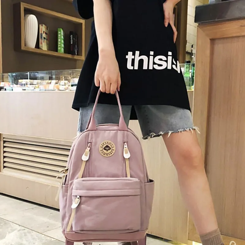 Women Casual Nylon Backpacks Bagpack Female Designers Small Backpack Bookbag Back Pack School Bagpack For Teenager Girls Women Casual Nylon Backpacks Bagpack Female Designers Small Backpack Bookbag Back Pack School Bagpack For Teenager Girls