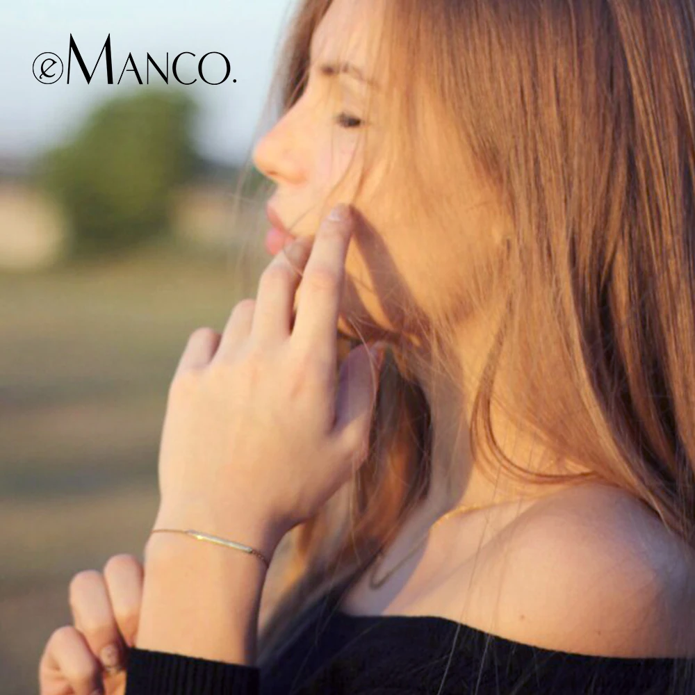 

eManco 925 Silver Charm Bracelets For Women Romantic Chain Bangles Jewelry Simple & Elegant Fine Accessories Gifts Drop Shipping