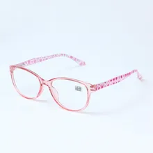 Модные квадратные очки для чтения женские прозрачные очки оправа очки с узором ноги пресбиопические дамы 1,0-4,0 R197