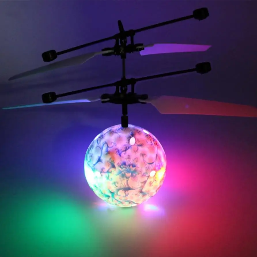 RC Flying Ball Toy RC Drone Helicopter Ball Built in Shinning LED