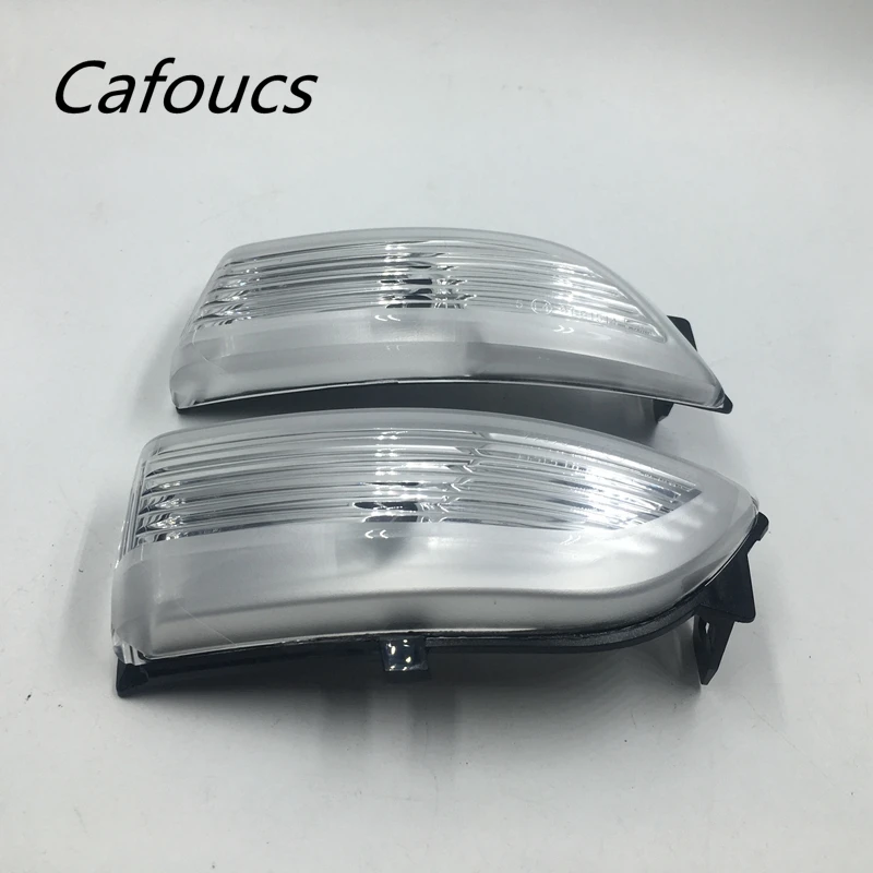 Cafoucs 2 шт./пара RH и LH боковые светодиодные лампы с поворотным сигналом зеркальные