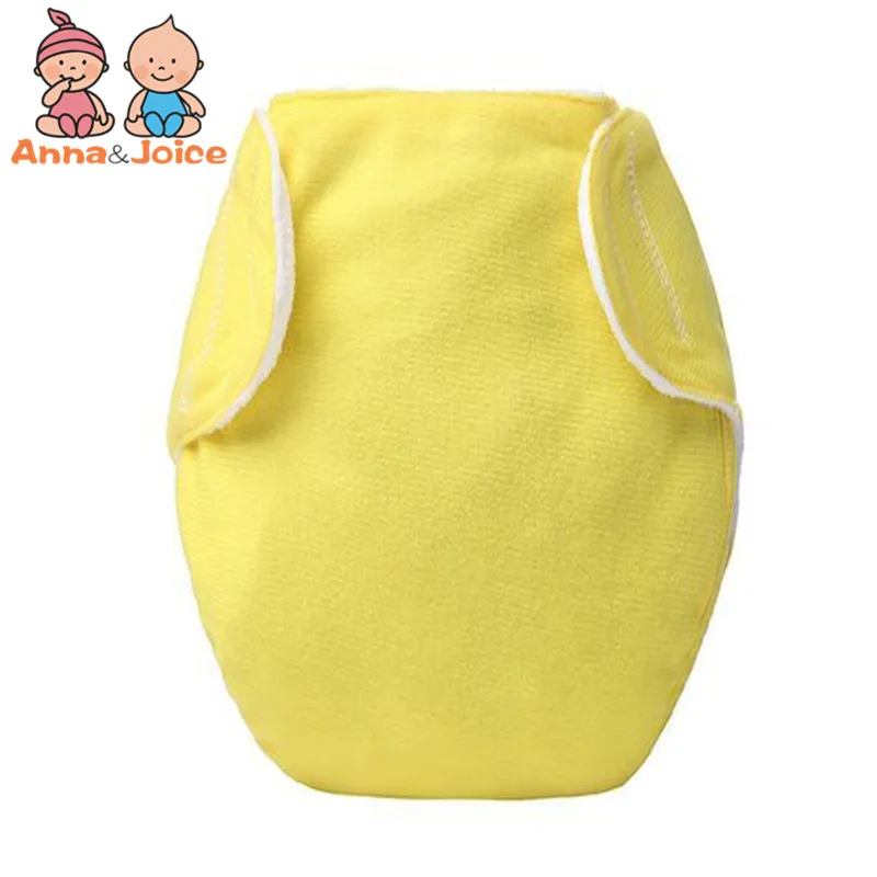 10 шт./лот Детские Подгузники/детские тканевые подгузники/многоразовые подгузники/регулируемый по размеру подгузник/моющиеся - Цвет: yellow