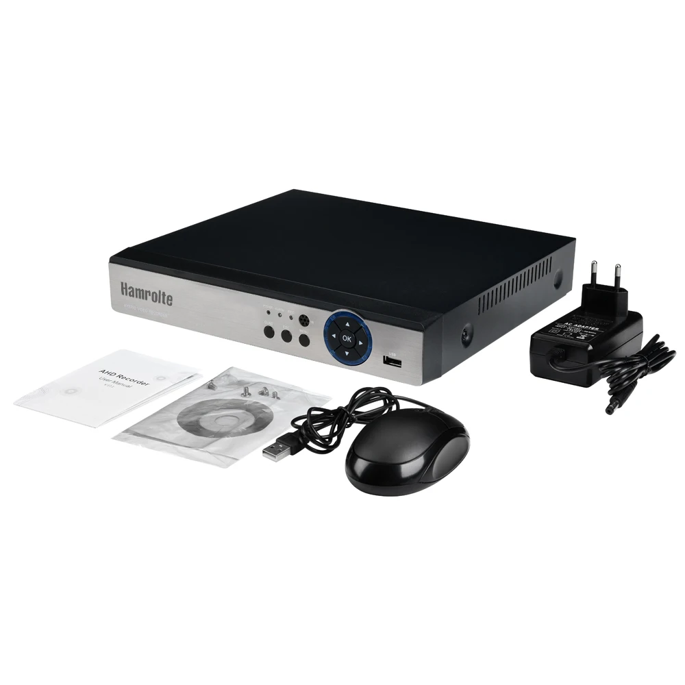 Hamrolte CCTV DVR 4CH/8CH 5MP AHD TVI CVI аналоговый 5IN1 Гибридный видео Регистраторы для 5MP/4MP AHD Камера обнаружения движения IE облако P2P