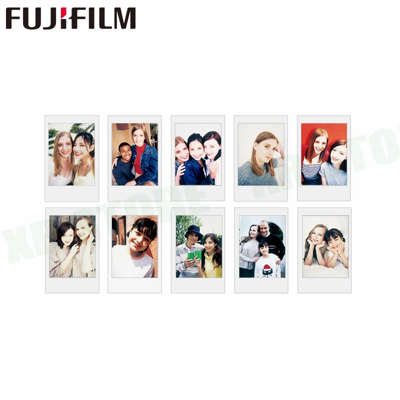 10-200 листов Fujifilm Instax Mini пленка белый край 10 20 40 60 80 100 200 листов для FUJI Instant instax mini 8 9 фото камеры