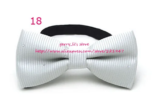 Модный галстук-бабочка для мальчиков, для детей, для школьников, с регулируемой резинкой, стиль, галстук-бабочка,, 6 шт - Цвет: 18