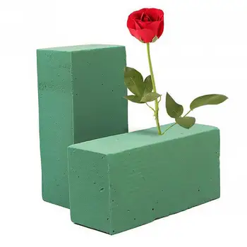 

1/2/3pc Floral Foam Brick Block Flower Holder Artificial Flower for Wedding Florist Flower Arranging Design DIY Craft for Garden