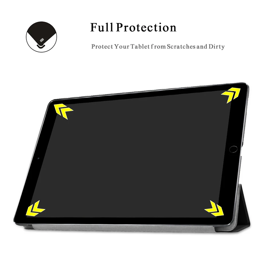 Защита экрана стекло+ чехол для iPad Pro 12,9 // PU кожаный Умный Магнитный чехол для Apple i Pad pro12.9