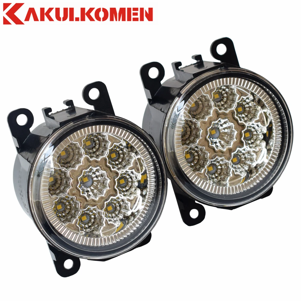 

Car DRL Daytime Running Light 90mm Round Fog Lights For Acura TSX 2011-2014 LED Fog Lamp Light 12V