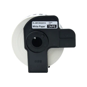 

AOMYA 1 Rolls Label tape DK-22214 Label 12mm*30.48m Continuous Compatible for Brother Transferable rubber/paper