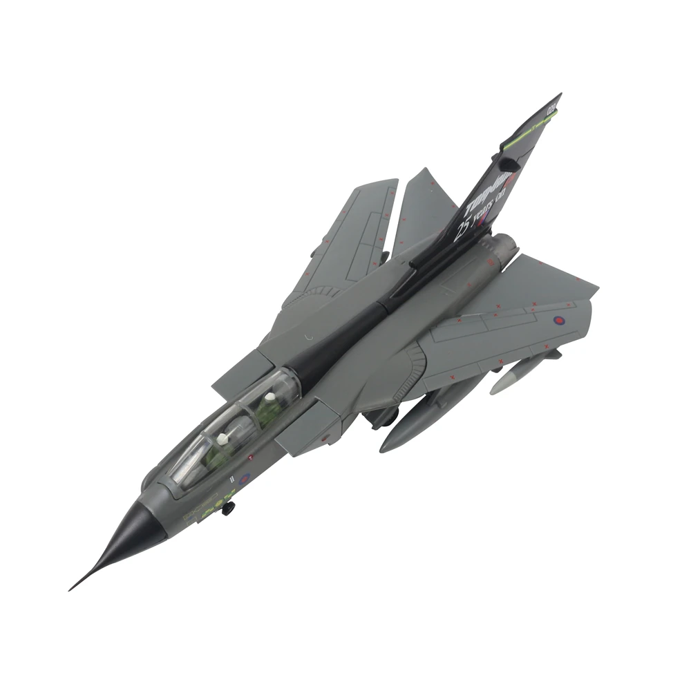 1/100 масштаб британская королевская ВВС Tornado GR4 истребитель бомберы Военная Модель
