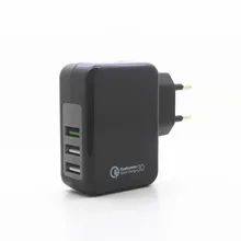 23W 3 USB Ports QC 3.0 Quick Charger – High Speed Charging for Samsung Galaxy S7/S7Edge/S6/S6 Edge/Edge plus, Note5, Note 4