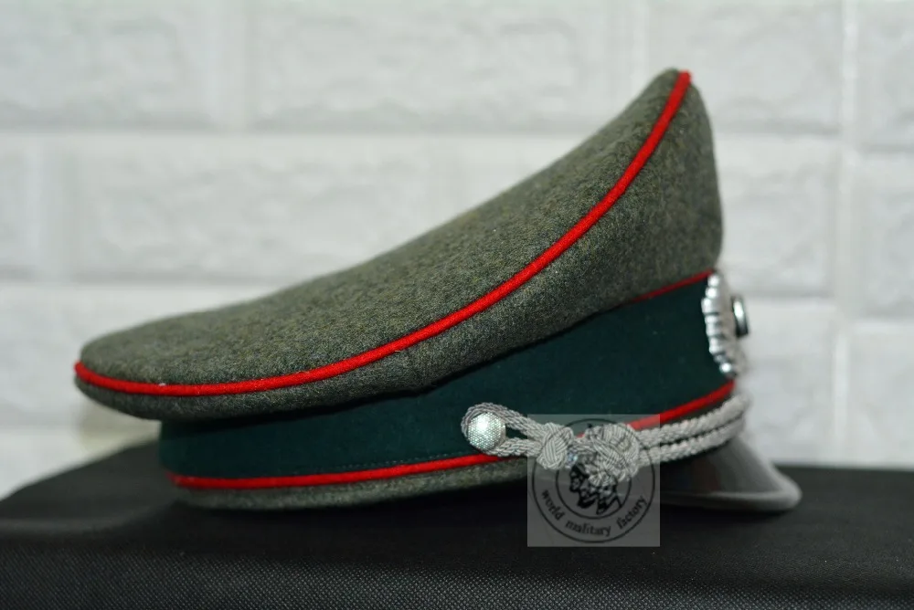 Головной убор E.M.D M36 WH. Шерсть (красная нить)|Мужские военные шляпы| |