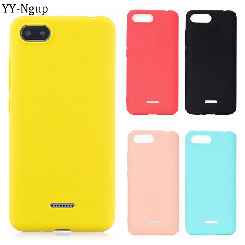 

Redmi 6A Case for Xiaomi Redmi 6A Case Cover Ultra-thin Candy Silicone Phone Case on Funda Xiaomi Redmi 6A Xiomi Case etui women