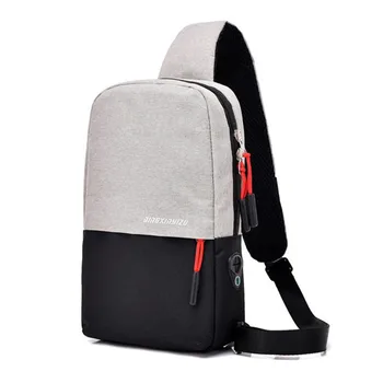 

The new men Chest package Nylon leisure Chest package male One shoulder fashion Inclined shoulder bag free holograms