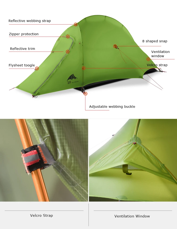 Ultraleve à Prova Temporada para Acampamento Engrenagem Pessoa Mochila Tenda Dultralight Água 15d Silicone Revestido 3 ou 4 3f ul 2 5 ultraleve à prova dultralight água 15d silicone