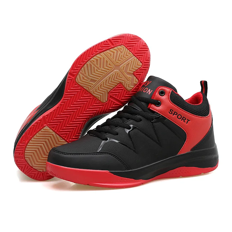 Men's basketball shoes rubber non slip wear resistant soles youth