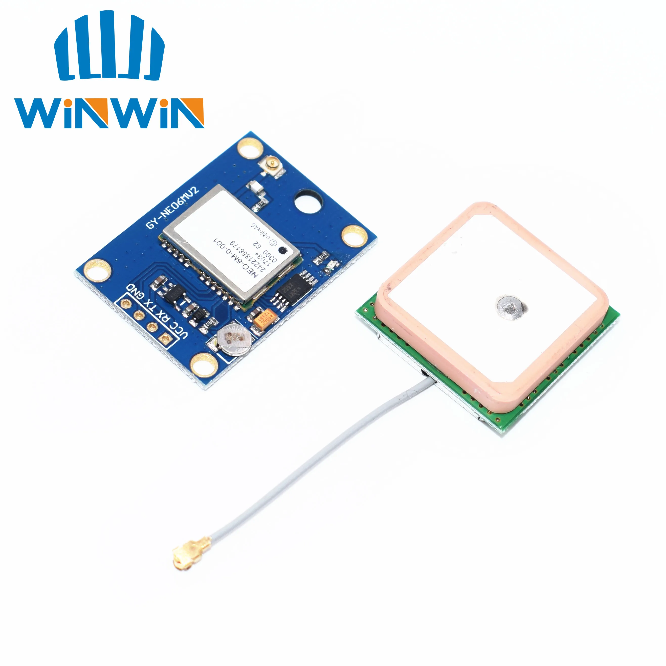 

Free shipping 5pcs/lot GY-NEO6MV2 GY-GPS6MV2 new NEO-6M GPS Module NEO6MV2 with Flight Control EEPROM MWC APM2.5 large antenna