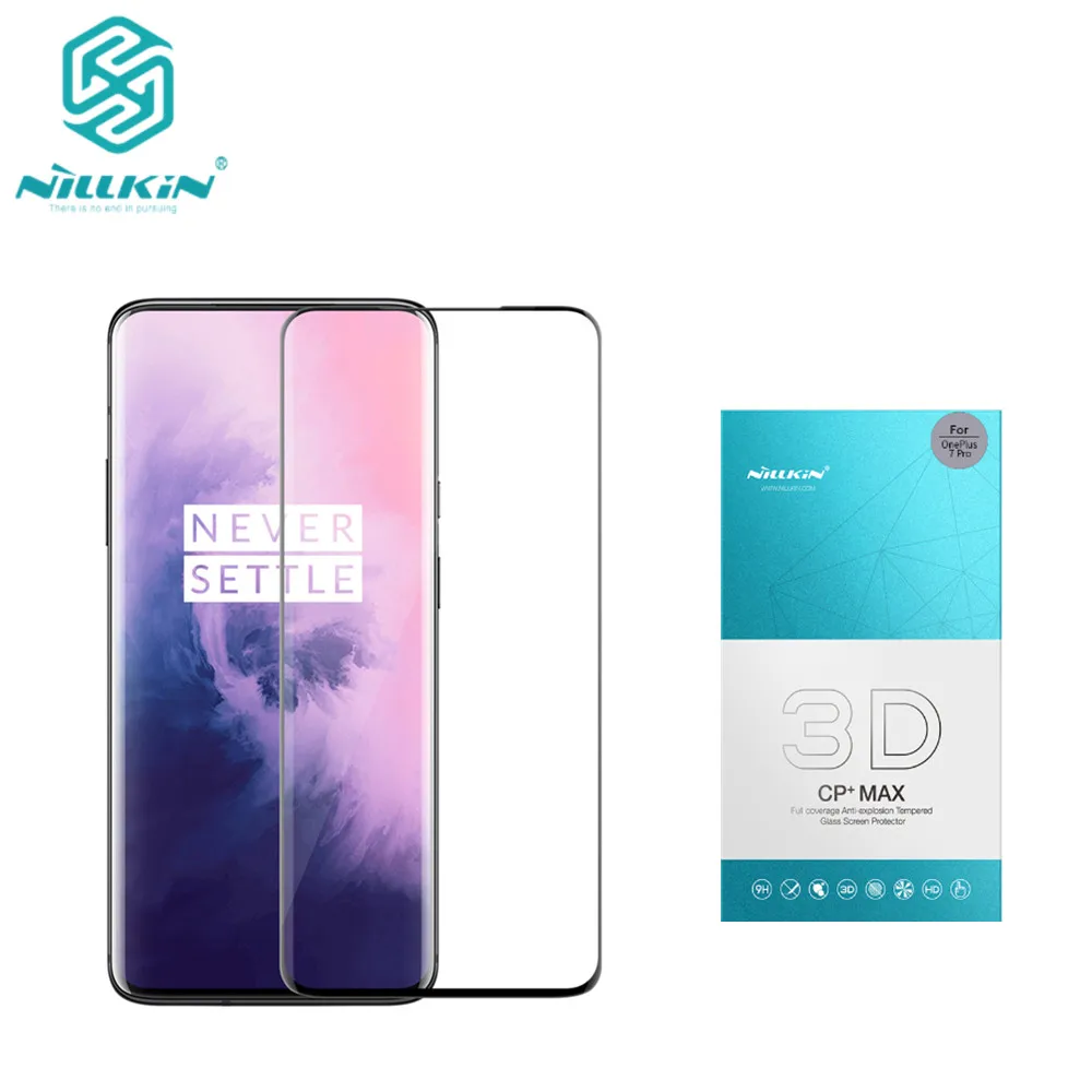 

NILLKIN Amazing 3D CP+ MAX Full Coverage Nanometer Anti-Explosion 9H Tempered Glass Screen Protector For oneplus 7 pro